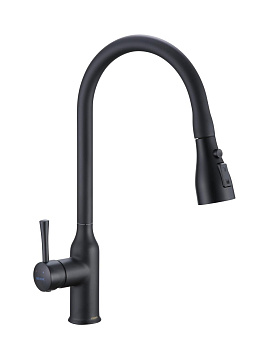 Смеситель для кухни латунь, черный S163H Смеситель для кухни латунь, черный S163H