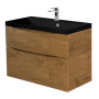 Тумба с раковиной подвесная BelBagno MARINO-H60 90 Rovere Nature, раковина белая Тумба с раковиной подвесная BelBagno MARINO-H60 90 Rovere Nature, раковина белая