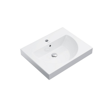 Комплект раковины и тумбы со смесителем и зеркалом