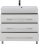 Тумба под раковину Aquanet Верона 90 белый (напольная 3 ящика)