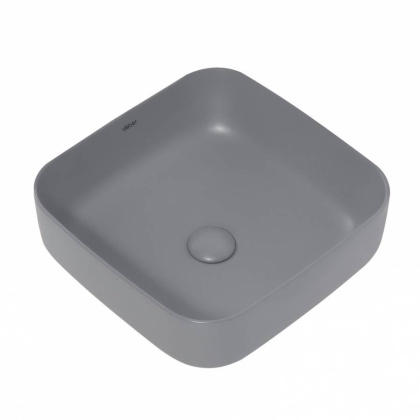 Раковина накладная ABBER Rechteck AC2211MG серая матовая