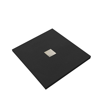 Поддон для душа из искусственного камня VST-2SR29090B, 900*900*35, черный матовый Поддон для душа из искусственного камня VST-2SR29090B, 900*900*35, черный матовый