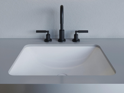 Раковина Salini MAREA 06 1802206MRF S-Stone покраска по RAL полностью, полувстраиваемая, матовая