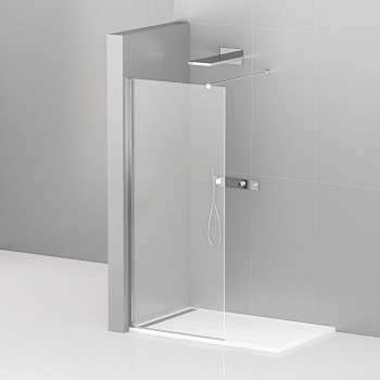LIBERTA-L-1-120-120-C-Cr Душевая перегородка с односторонним входом 1200x1200x1950 мм