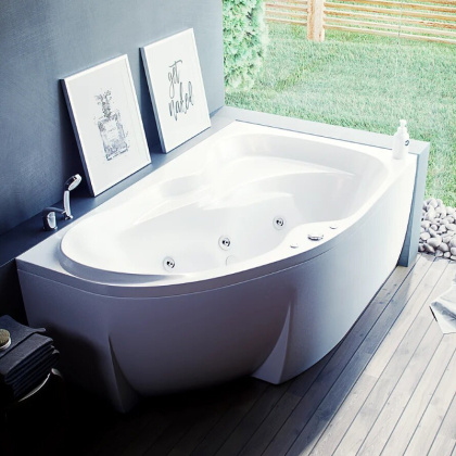 Ванна  Вега 170 прав.пустая с фр.экр.