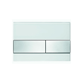 Стеклянная панель смыва унитаза TECEsquare для системы с двойным смывом