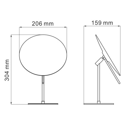 K-1002 Зеркало с 3-х кратным увеличением K-1002 Зеркало с 3-х кратным увеличением