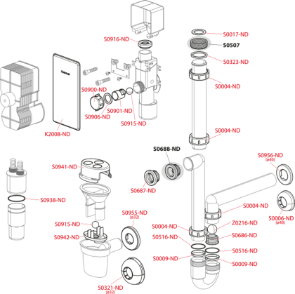 Переходная муфта HT 40/50×G1/2"