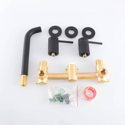 Смеситель для раковины Groove VBFW-4G1MB встраиваемый, черный