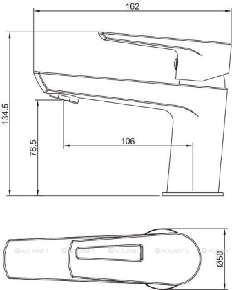 Смеситель для раковины Aquanet Logic AF320-10С Смеситель для раковины Aquanet Logic AF320-10С
