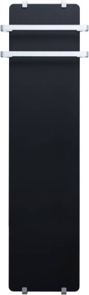 Полотенцесушитель электрический Allen Brau Infinity 140x44 с рейлингом 2.0 и креплением, серебро браш