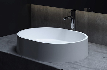 Раковина Salini GLORIA 311 1102211MRH S-Stone покраска по RAL снаружи, накладная, матовая