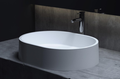 Раковина Salini GLORIA 311 1102211MRH S-Stone покраска по RAL снаружи, накладная, матовая