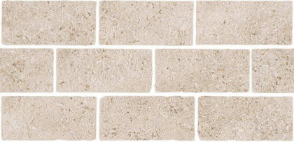 Бордюр Роверелла бежевый мозаичный 34,5x14,7x0,9
