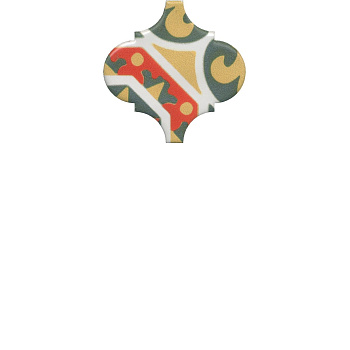 Декор OS\A35\65000 Арабески Майолика орнамент 6.5*6.5*7 (уп\26шт), шт