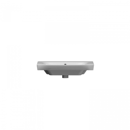 M80WCC0652WG Like, Раковина мебельная, керамическая, 65 см, встроенная, цвет: Белый, глянец