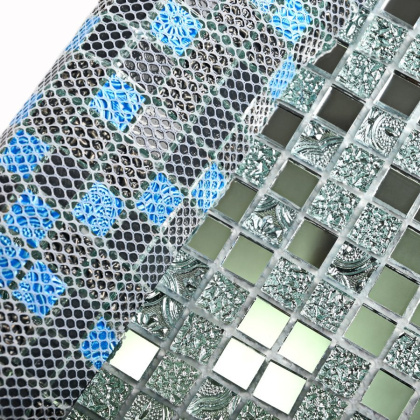 Мозайка стеклянная Mirror 30*30, м2