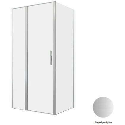 Душевой уголок Allen Brau Priority 100x90 3.31029.BA + 3.31044.BA серебро браш Душевой уголок Allen Brau Priority 100x90 3.31029.BA + 3.31044.BA серебро браш