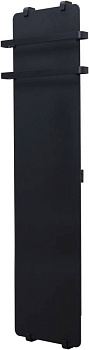 Полотенцесушитель электрический Allen Brau Infinity 160x44 с рейлингом 2.0 и креплением, черный матовый