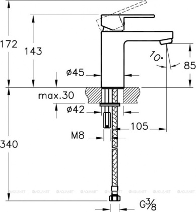 Смеситель Win S для раковины
