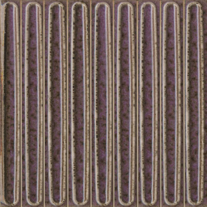 Декор чипсет Далия фиолетовый глянцевый 20x20x0,95