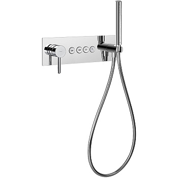 Смеситель скрытого монтажа со встроенным душем OMNIRES Y Y1239_1GCCR (хром) Смеситель скрытого монтажа со встроенным душем OMNIRES Y Y1239_1GCCR (хром)