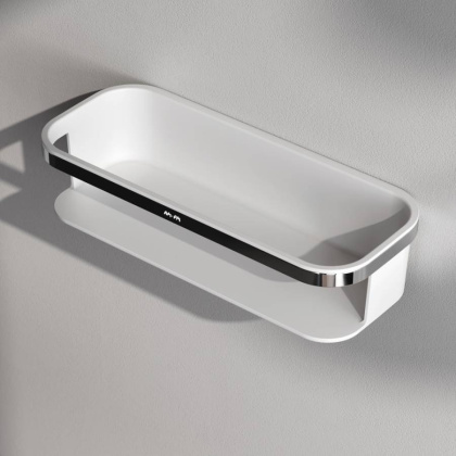 Корзина для душа Func прямая, 7х30х12,3 см, белая, A8F53100