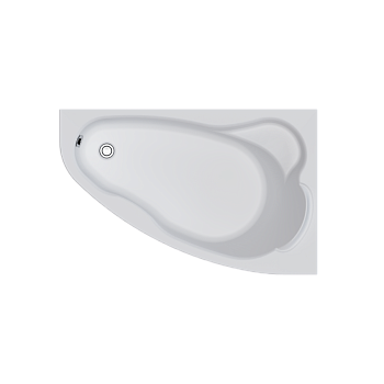 Акриловая ванна 1Marka Lil 140х90 R 01лил1490п Акриловая ванна 1Marka Lil 140х90 R 01лил1490п