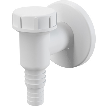 Сифон для стиральной машины наружный, белый