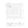 Акриловый поддон CEZARES TRAY-A-A-95-15-W Акриловый поддон CEZARES TRAY-A-A-95-15-W