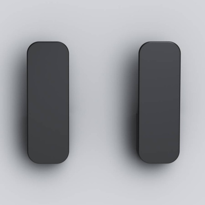 Набор Крючков для полотенец Func , 2 шт, 5,5х1,9х2,4 см, черный, A8F35622