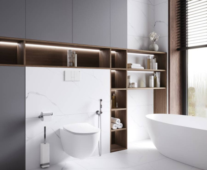 Atlantic White Керамогранит i белый 60x60 Полированный