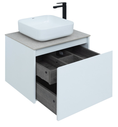 Тумба под раковину Aquanet Nova Lite 60 белый (1 ящик)