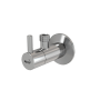 Угловой вентиль с фильтром 1/2"×3/8", круглый Угловой вентиль с фильтром 1/2"×3/8", круглый