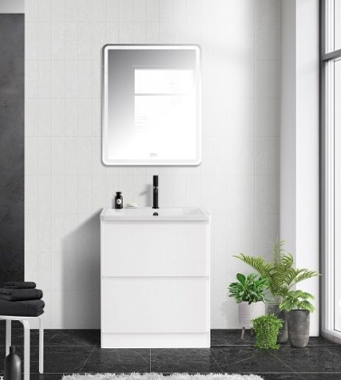 Тумба с раковиной напольная BelBagno ALBANO 70 Bianco Lucido, раковина белая Тумба с раковиной напольная BelBagno ALBANO 70 Bianco Lucido, раковина белая