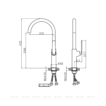 Смеситель для кухни Agger Beauty A2600100