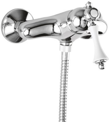 MARGOT-DM-01-N Смеситель для душа Исполнение: Хром, Ручки: Чёрная 