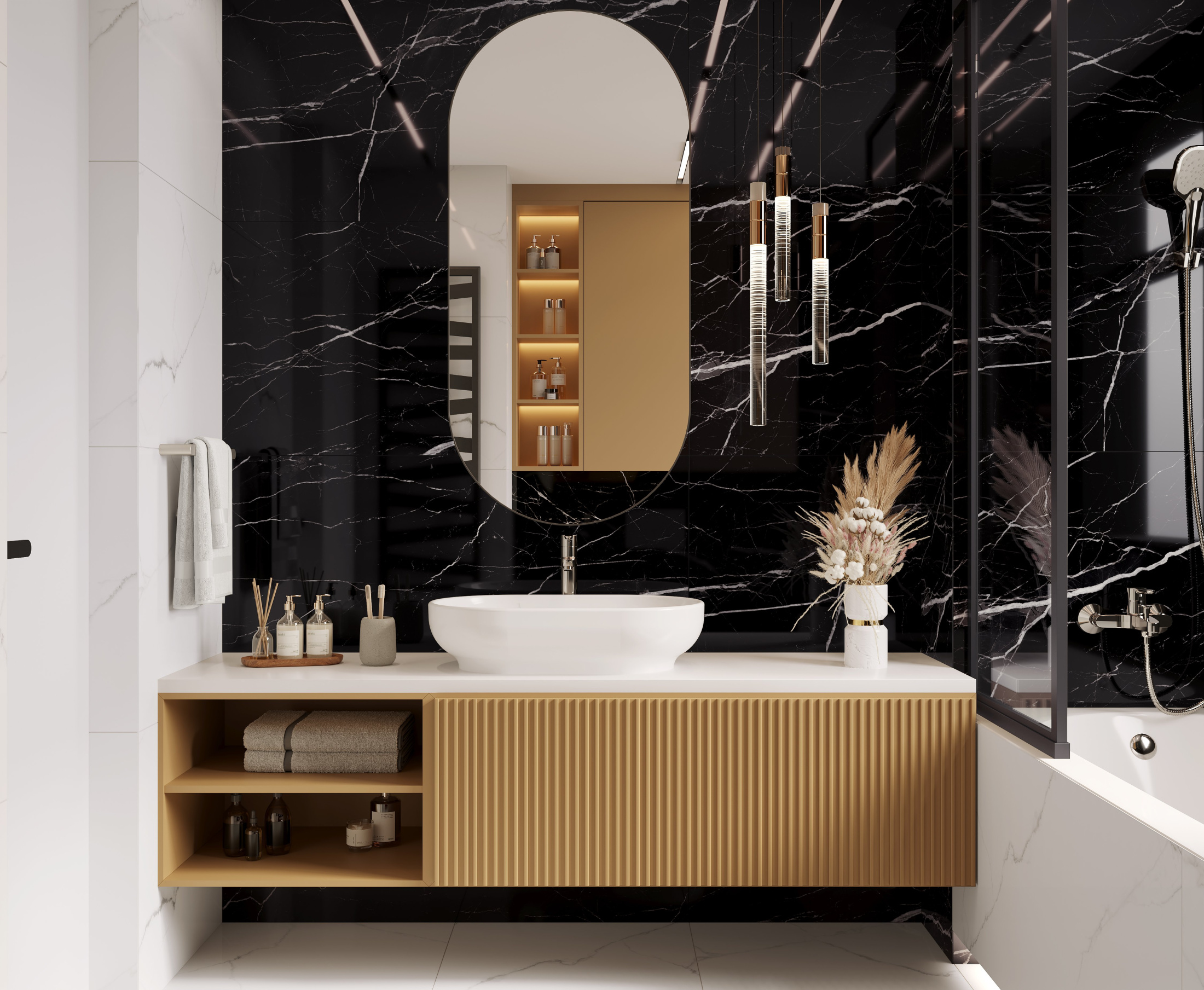 Flash Black Керамогранит черный 60x60 Полированный