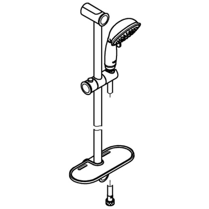 Душевой гарнитур Grohe Tempesta Rustic 27609001 хром