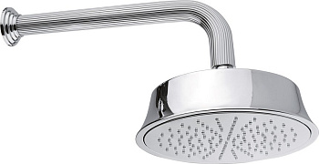 CZR-TDD2-02 Верхний душ с кронштейном, круглое сечение, исполнение бронза