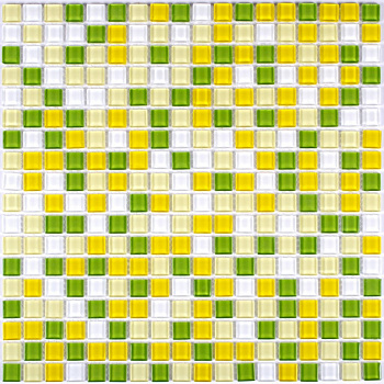 Мозаика стеклянная Tropic (чип 4*15*15) 300*300 (22шт-1.98м2), м2