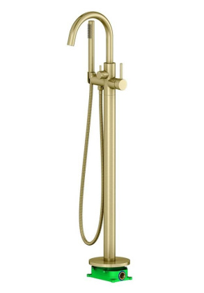 Смеситель Timo Saona 2310/17Y-CR напольный золото матовое Смеситель Timo Saona 2310/17Y-CR напольный золото матовое