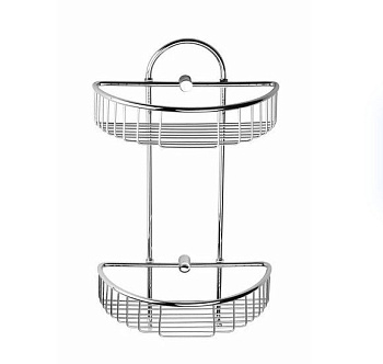 Двойная полочка для мыла угловая - мыльница