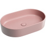 Умывальник чаша накладная овальная (цвет Розовый Матовый) Element 608*385*122мм