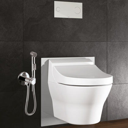 Смеситель Rossinka X25-51 с гигиеническим душем встраиваемый