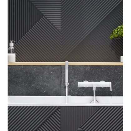 Душевой гарнитур точечный EXCELLENT Loka AREX.SET.023WH (белый мат)