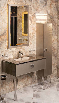 Столешница стекло 100см моноблок Дельмар