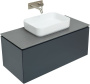 Тумба под раковину Allen Brau Infinity 100 1.21004.AM антрацит матовый