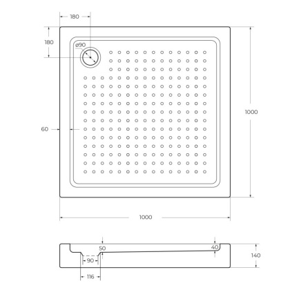 Акриловый поддон CEZARES TRAY-A-A-80-15-W Акриловый поддон CEZARES TRAY-A-A-80-15-W