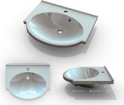 Раковина для тумбы Aquanet Лайн 60 marmite pernilla